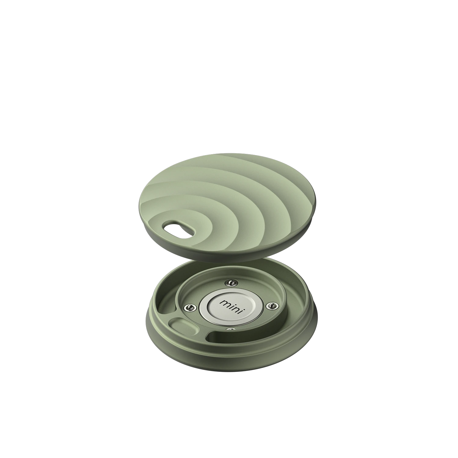Misylo Mini Pill Case with one storage compartment in color sage