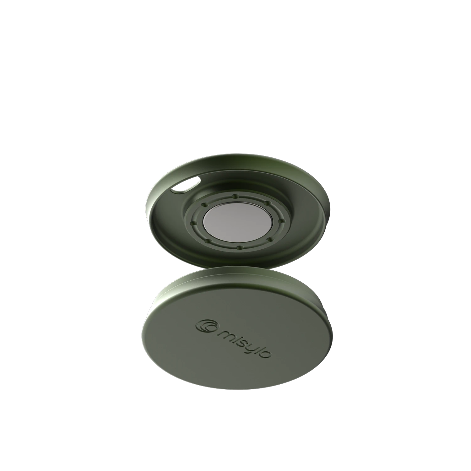Misylo Mini Pill Case with one storage compartment in color forest