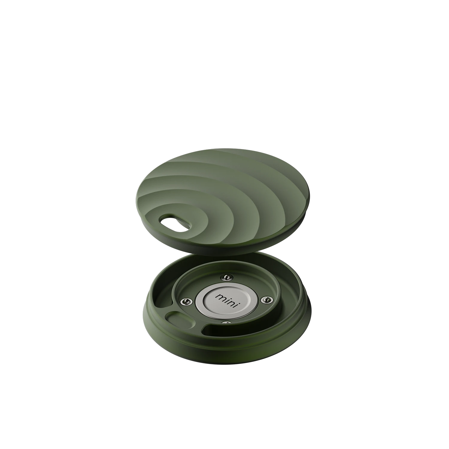 Misylo Mini Pill Case with one storage compartment in color forest