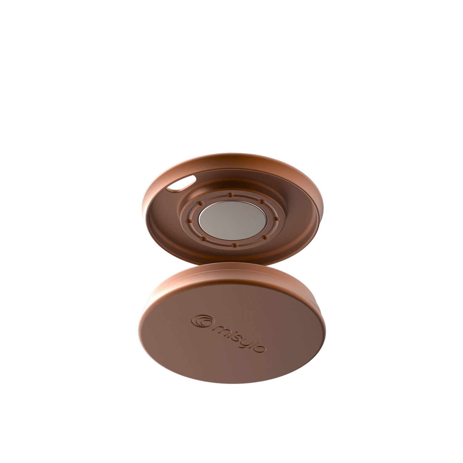 Misylo Mini Pill Case with one storage compartment in color terra