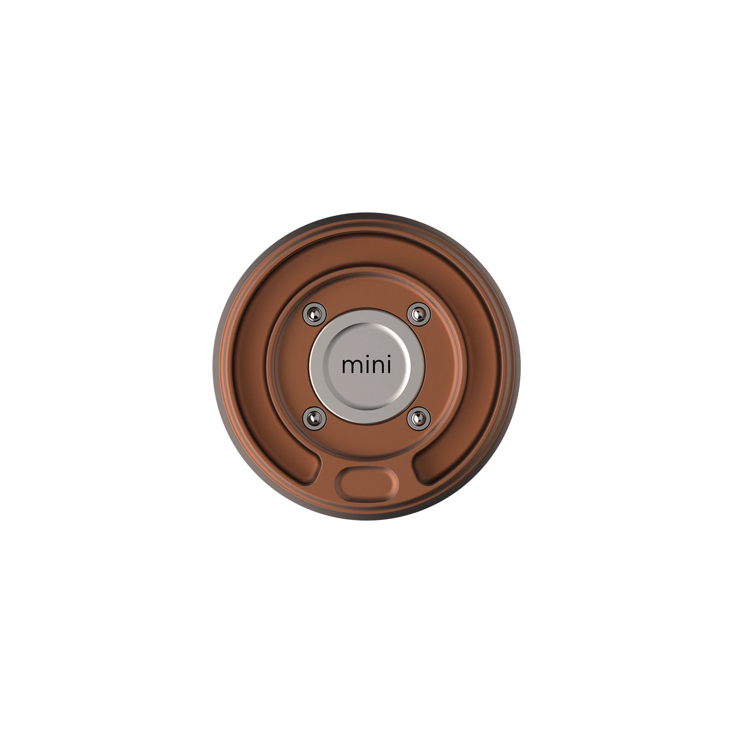 Misylo Mini Pill Case with one storage compartment in color terra