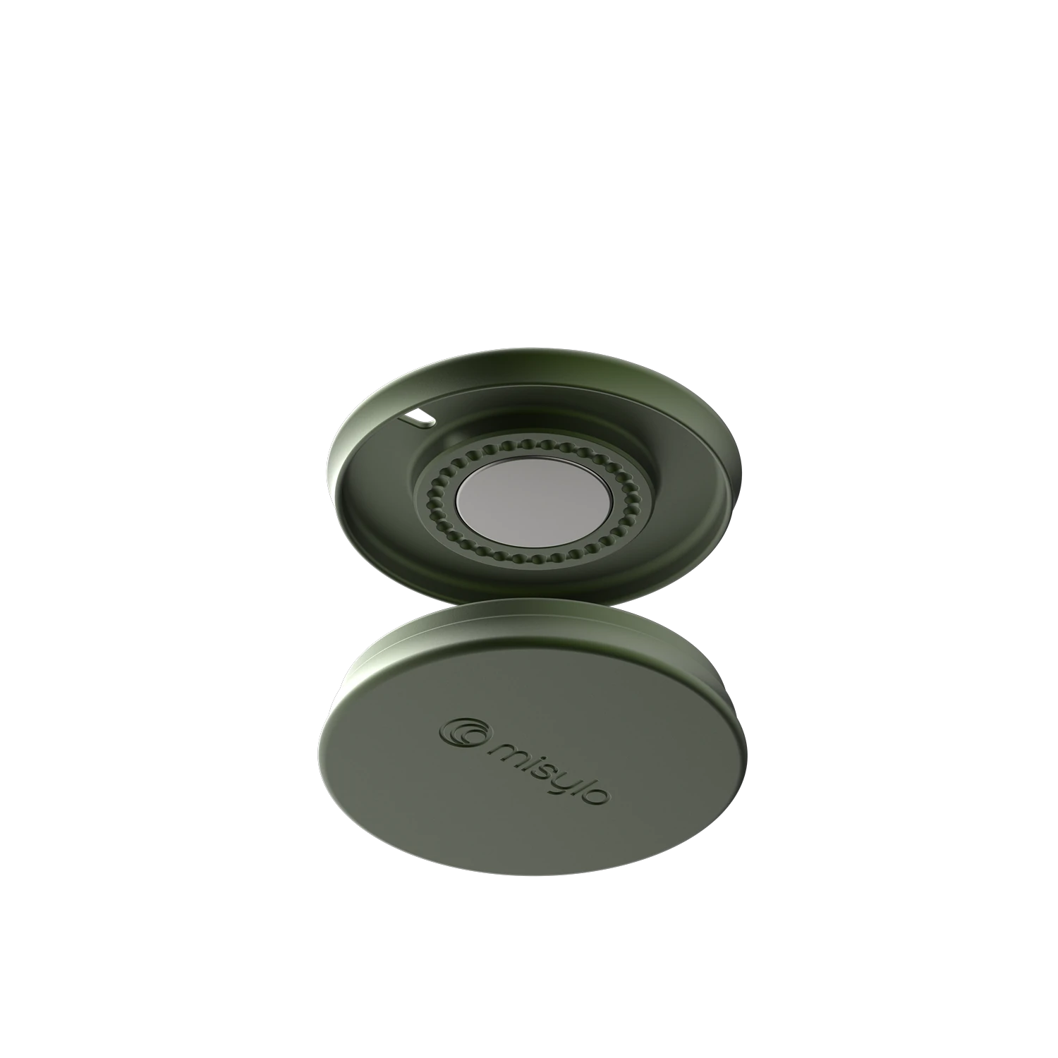 Misylo Mini Pill Case with 31 storage compartments in color forest