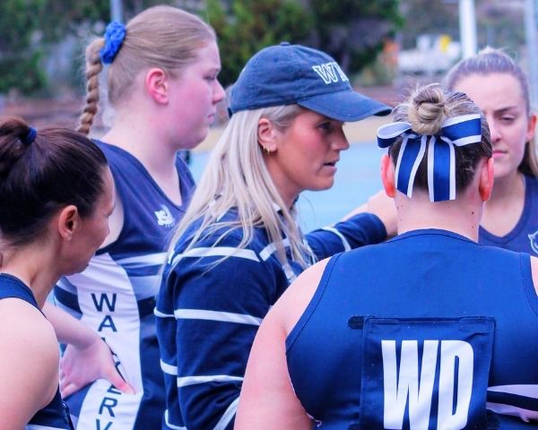 Walkerville coaching team at training