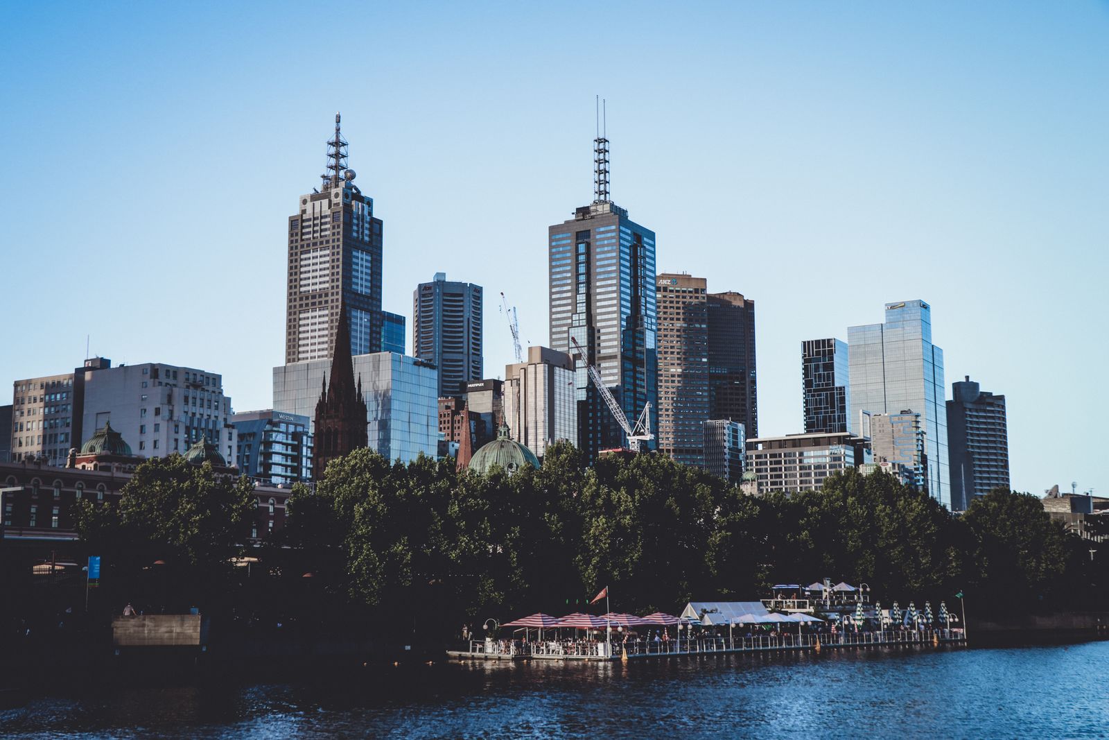 Melbourne city skyline