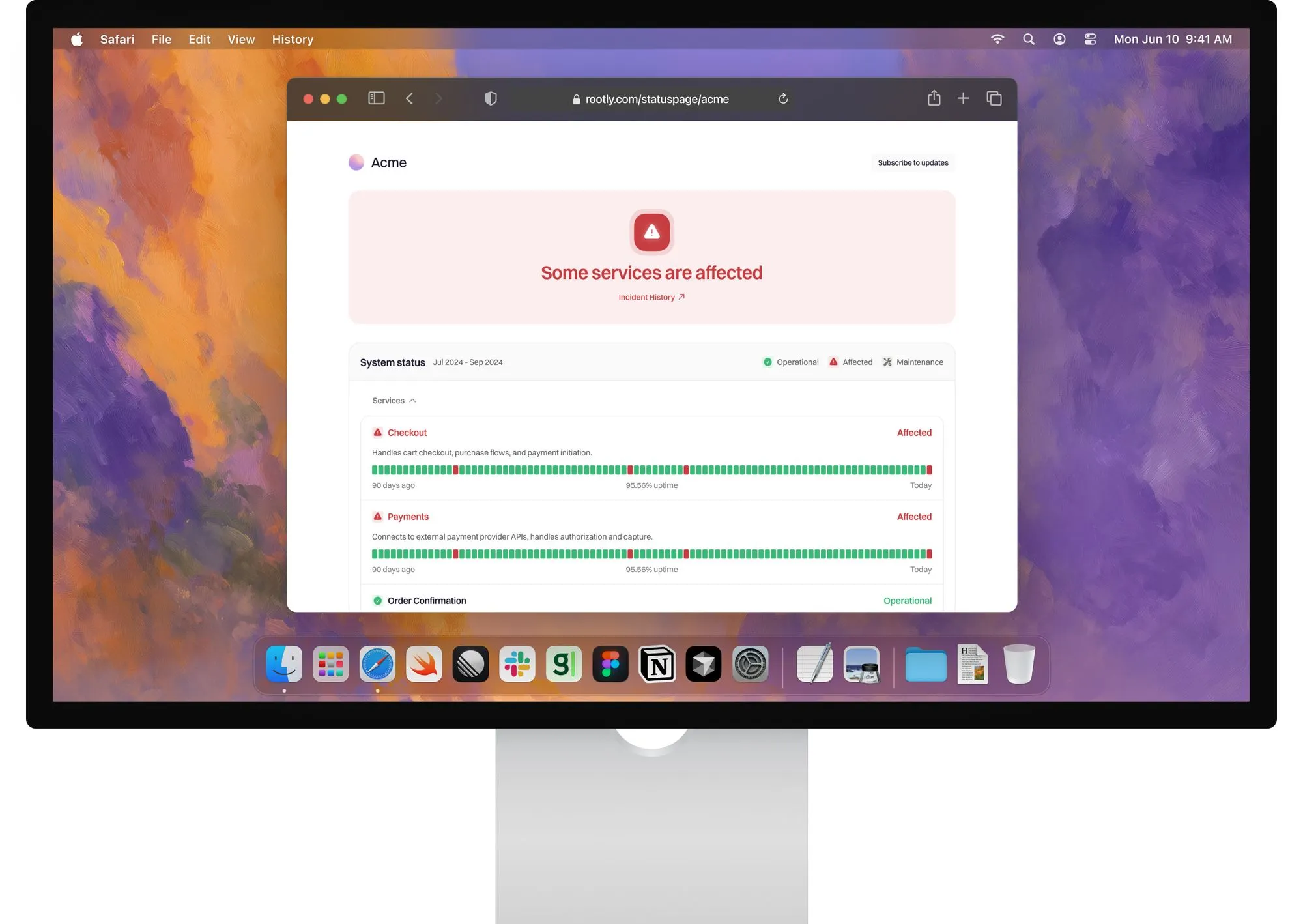 Keep your customers informed.