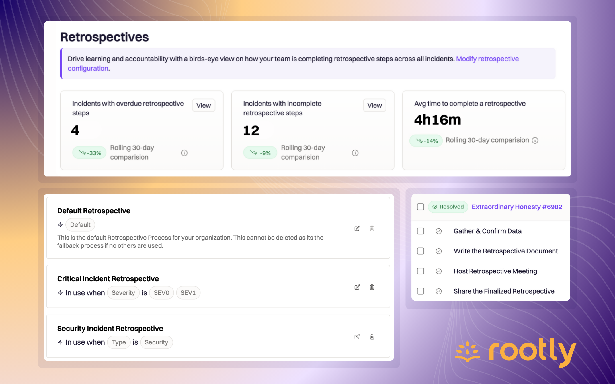 🪄 Rootly Retrospectives