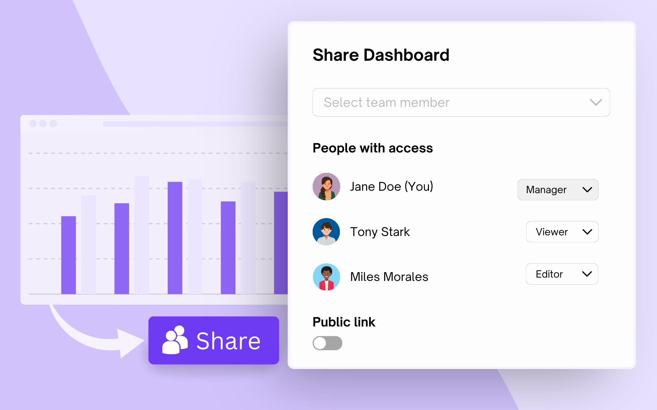 Share and Set Permissions for Rootly Metrics Dashboards