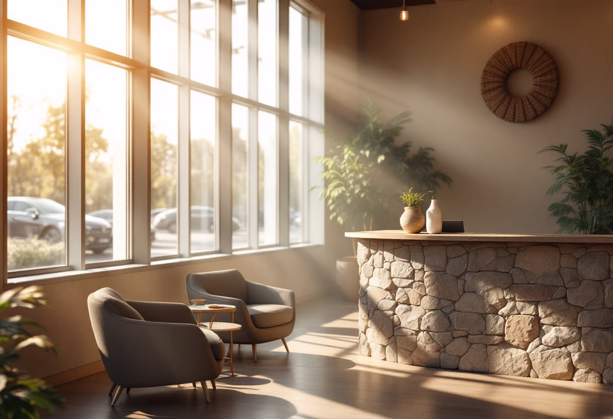 [background image] image of service desk (for an auto dealership)