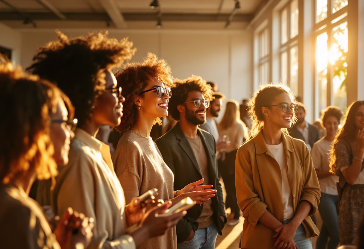 image of networking event (for a hr tech)