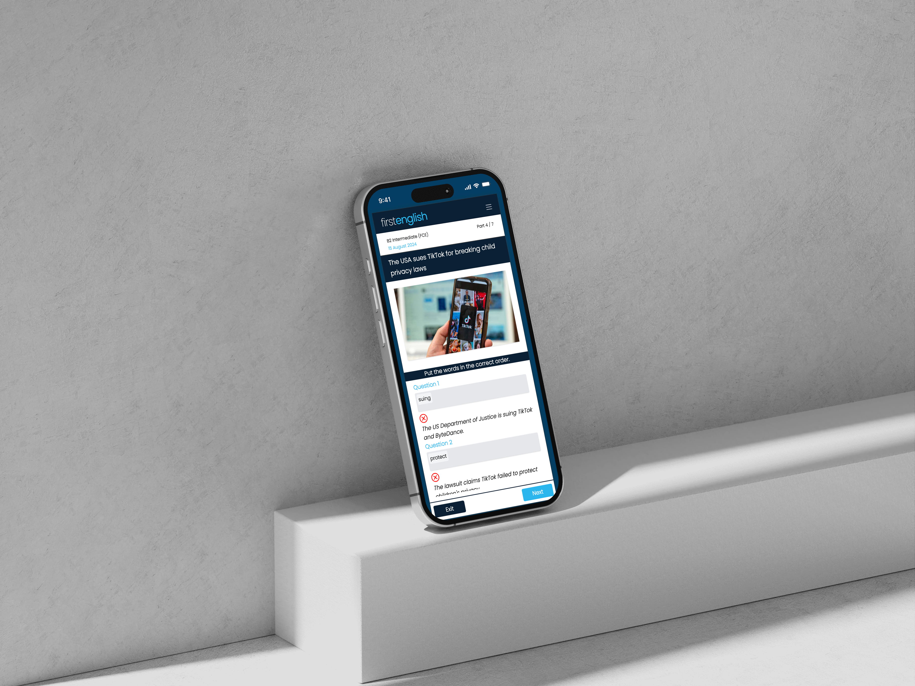 First English: Stabilization and Release