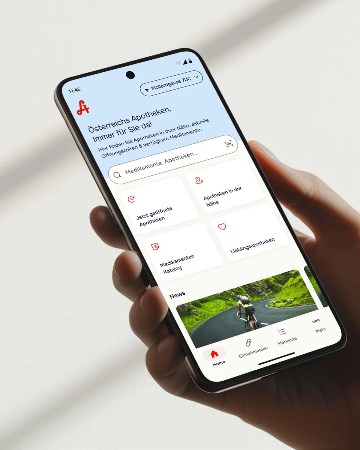ApoApp - Detailansicht Medikamenteninformation