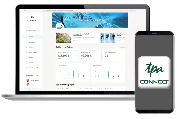 TPA Connect Dashboard - Dokumentenübersicht und Freigabeprozesse