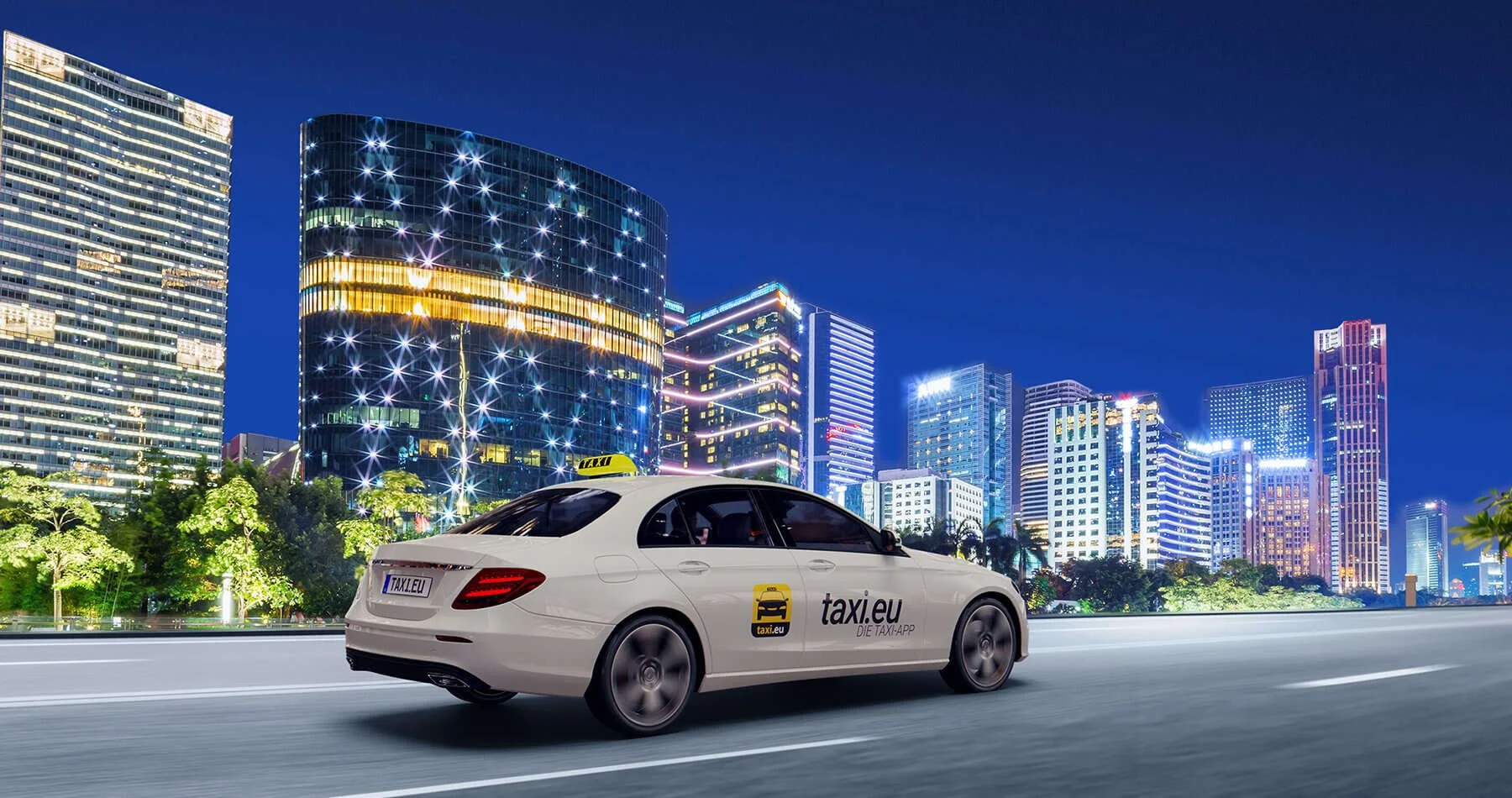 taxi.eu App - Europäische Taxi-Buchung mit Echtzeit-Tracking