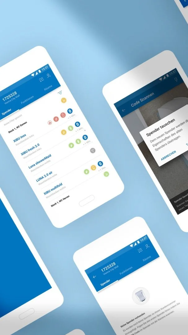 Hagleitner App - Bluetooth-Steuerung und Firmware-Update