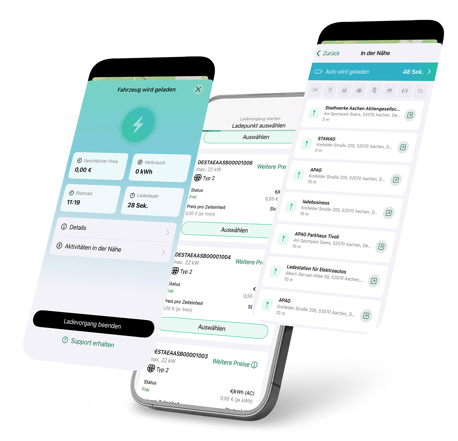 ladeapp - Ladevorgänge und Transaktionsübersicht