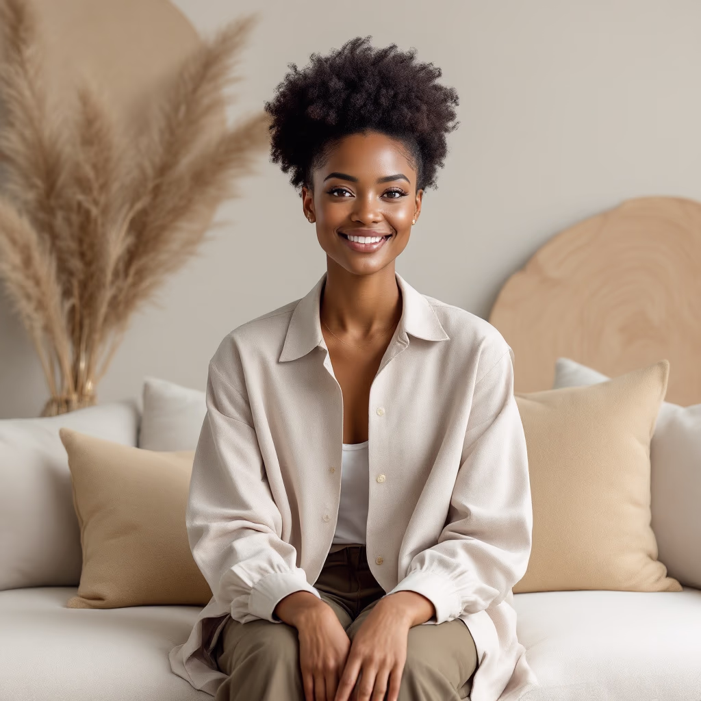 [headshot] image of a customer (for an interior design firm)