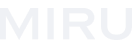 Text logo displaying the word MIRU in stylized uppercase letters.