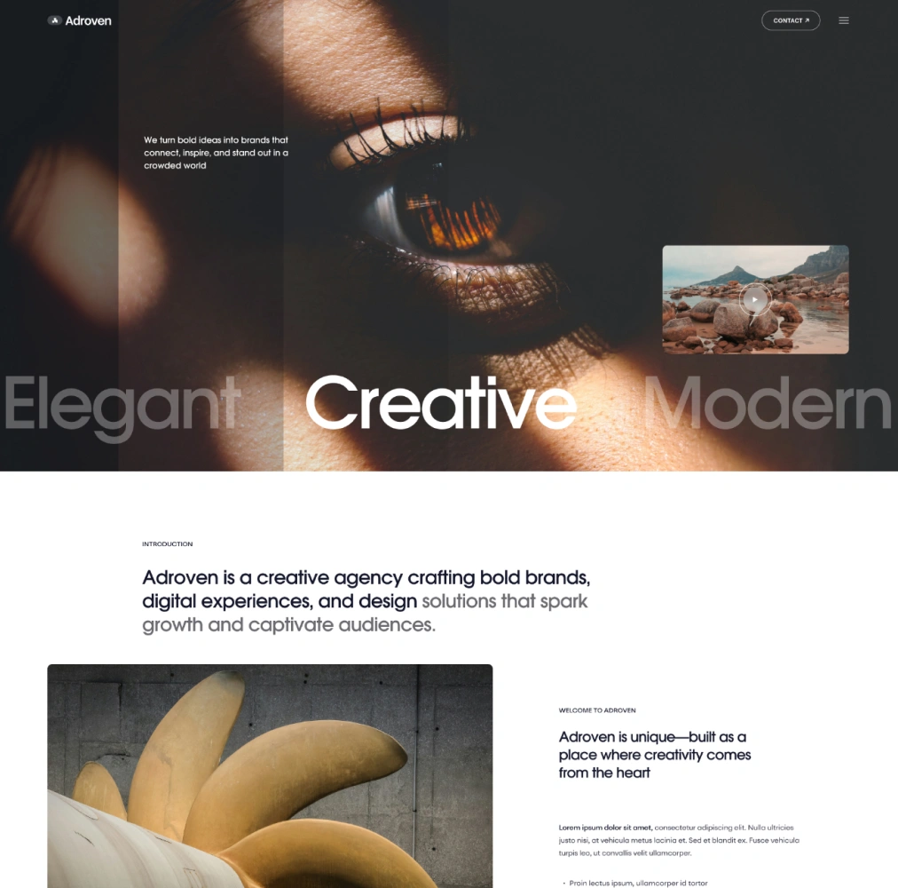 Adroven-landing-home-two