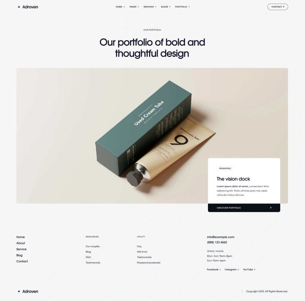 Adroven-landing-portfolio-one