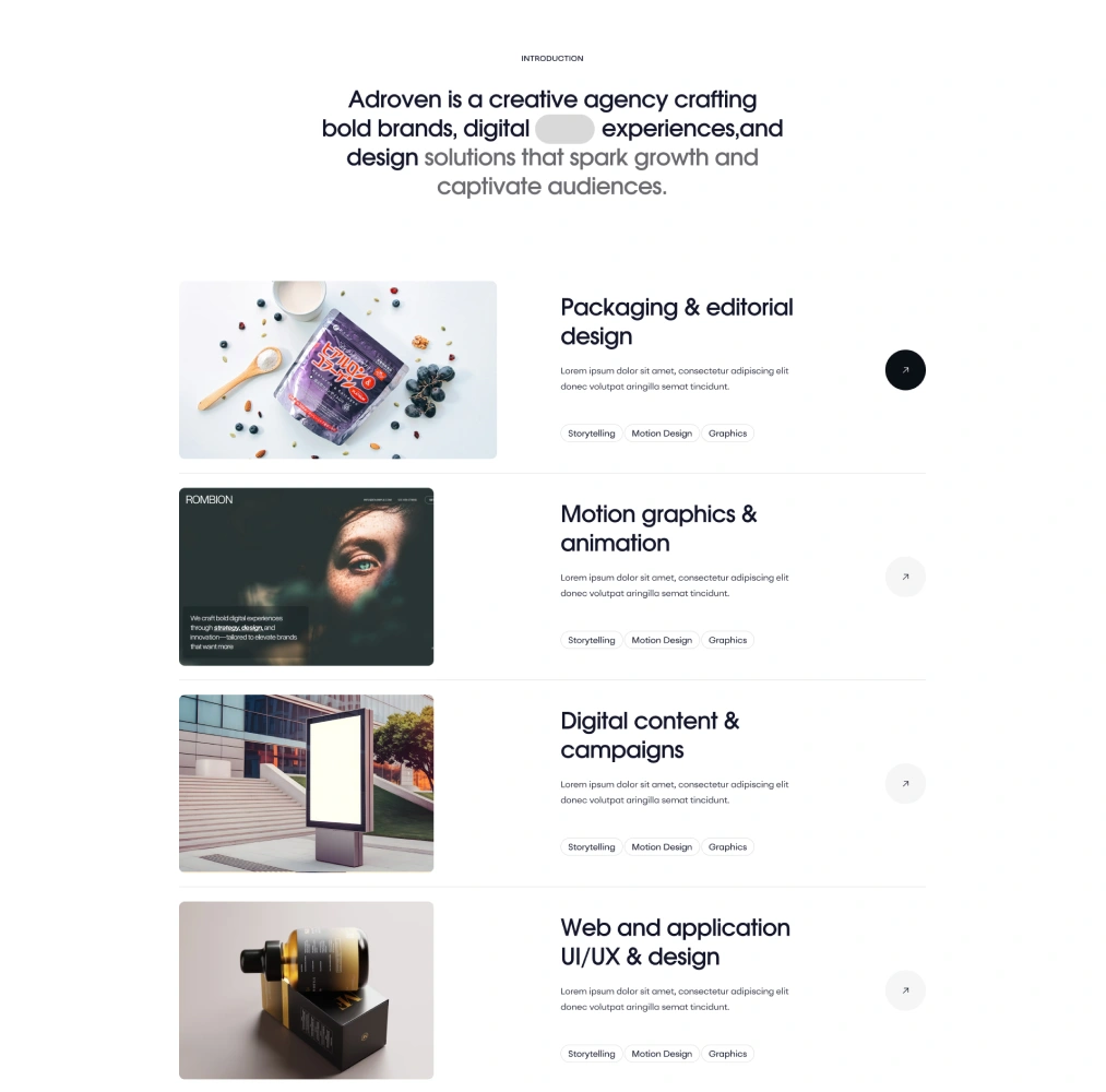 Adroven-landing-service