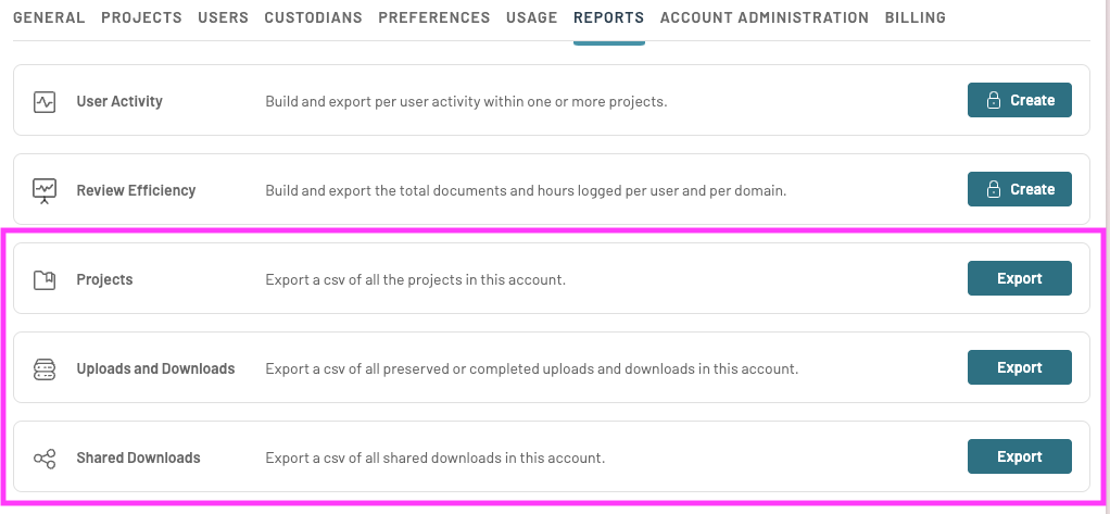 Three new reports in Logikcull