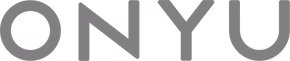 ONYU text logo in bold gray letters.