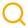 Magnifying glass search icon with a yellow outline on a transparent background.