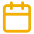 An outline icon of a calendar, representing flexible time off policies.