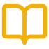 Open book icon representing digital learning