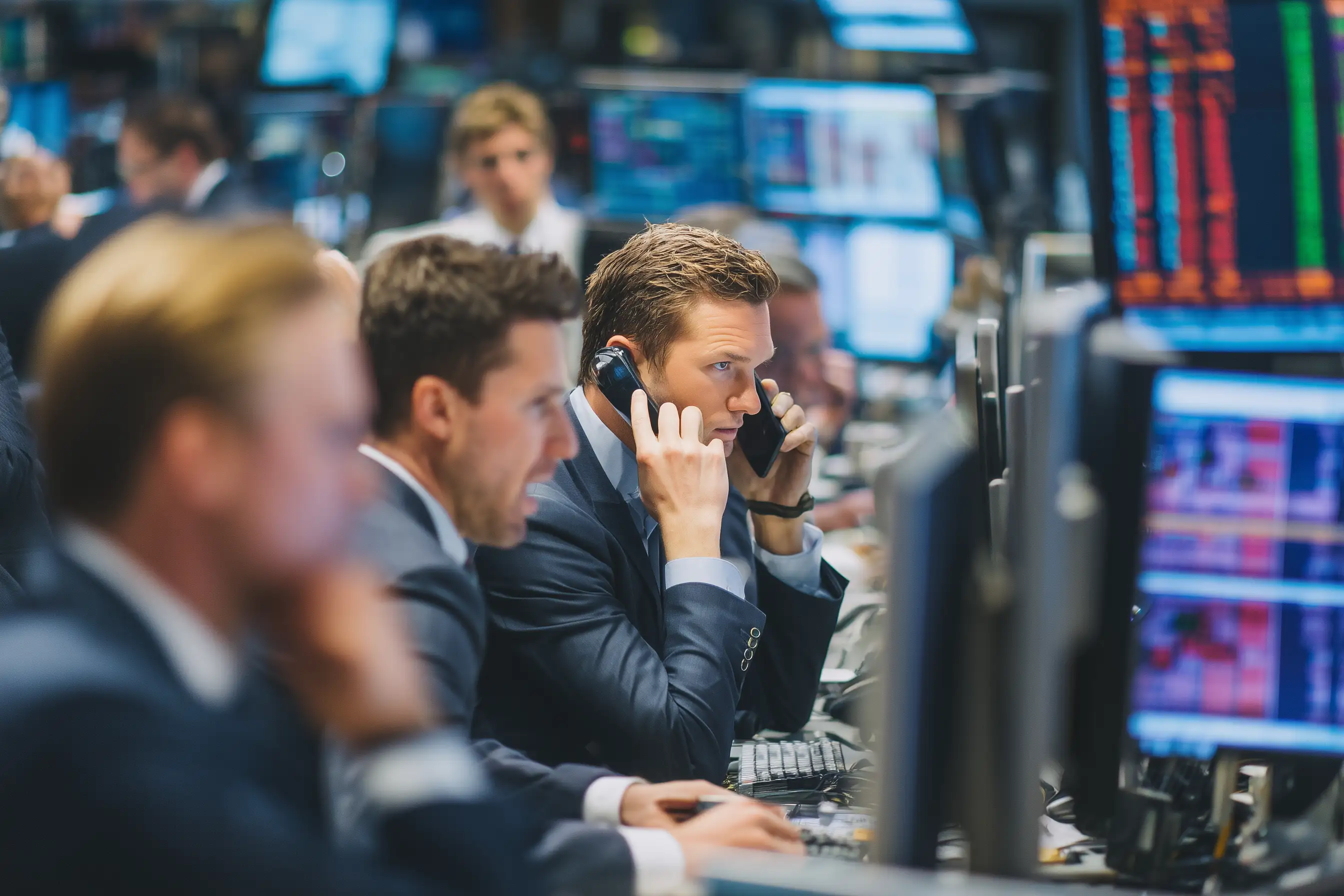 Assureur devant ordinateur