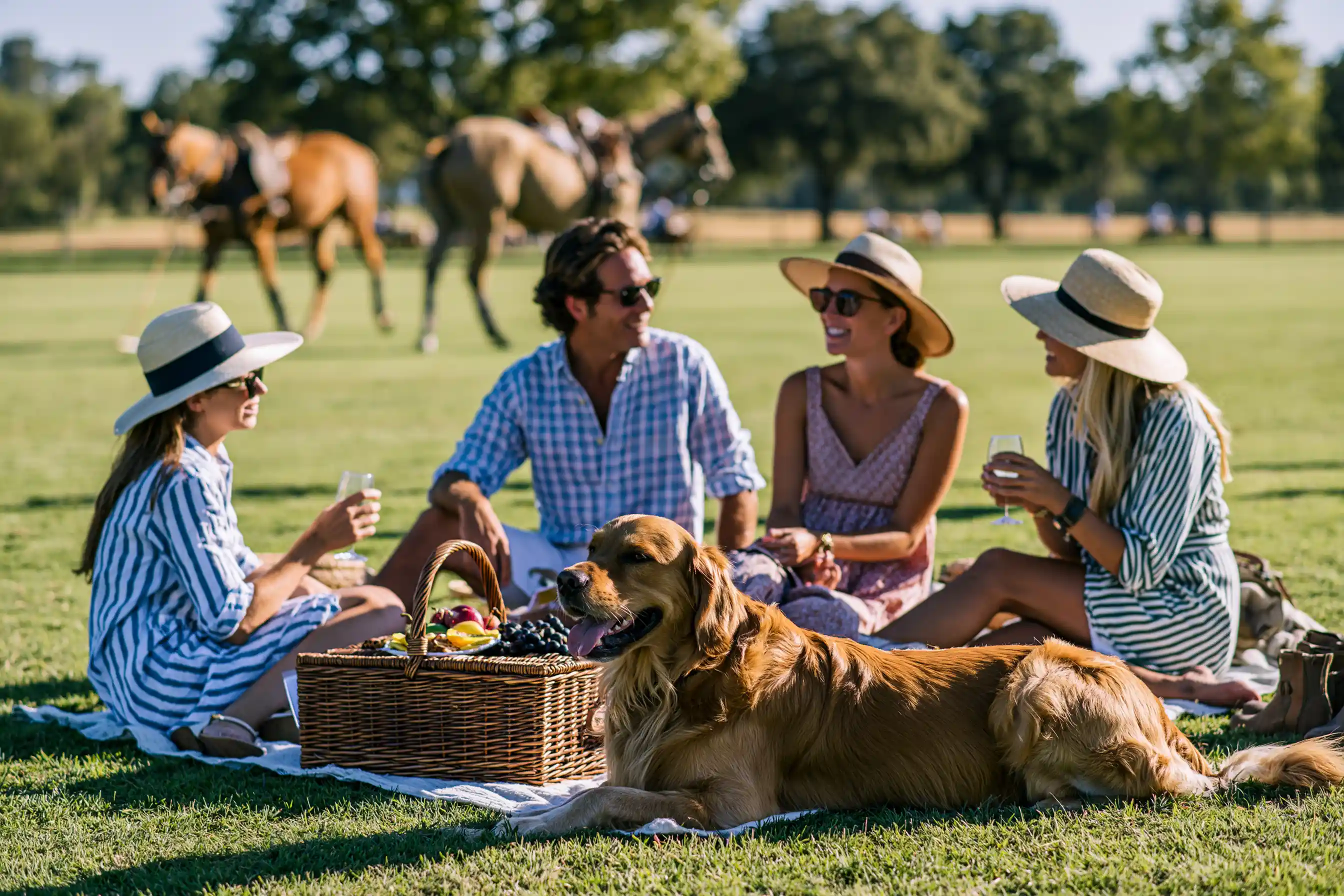 un moment de convivilité sur de l'herbe lors d'un picknick entre amis