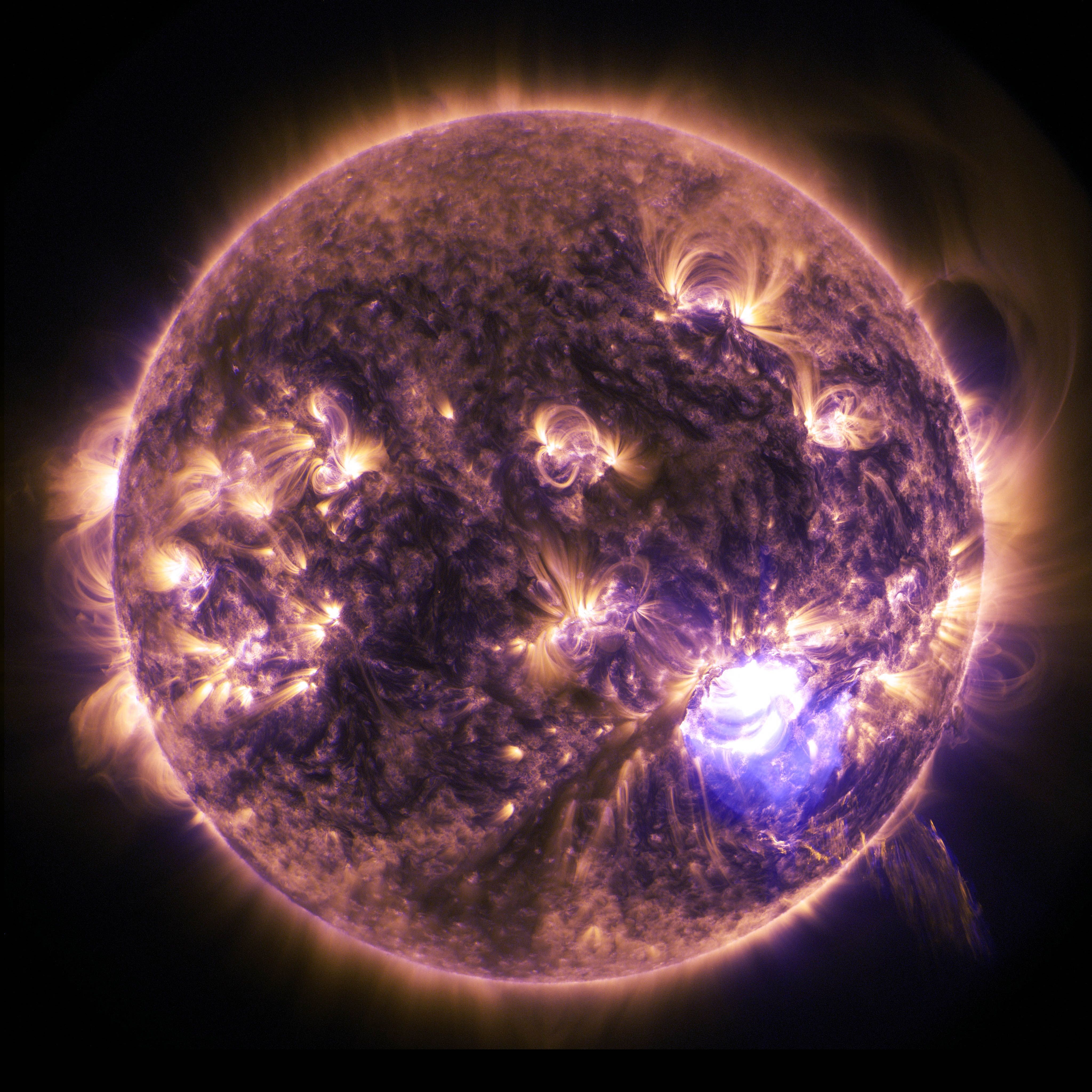 image of a satellite orbiting earth