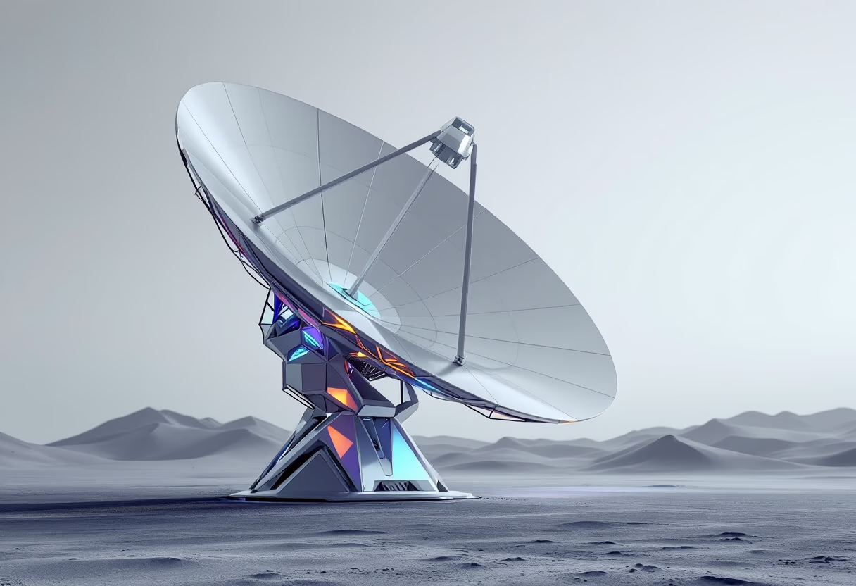 image of satellite communication service