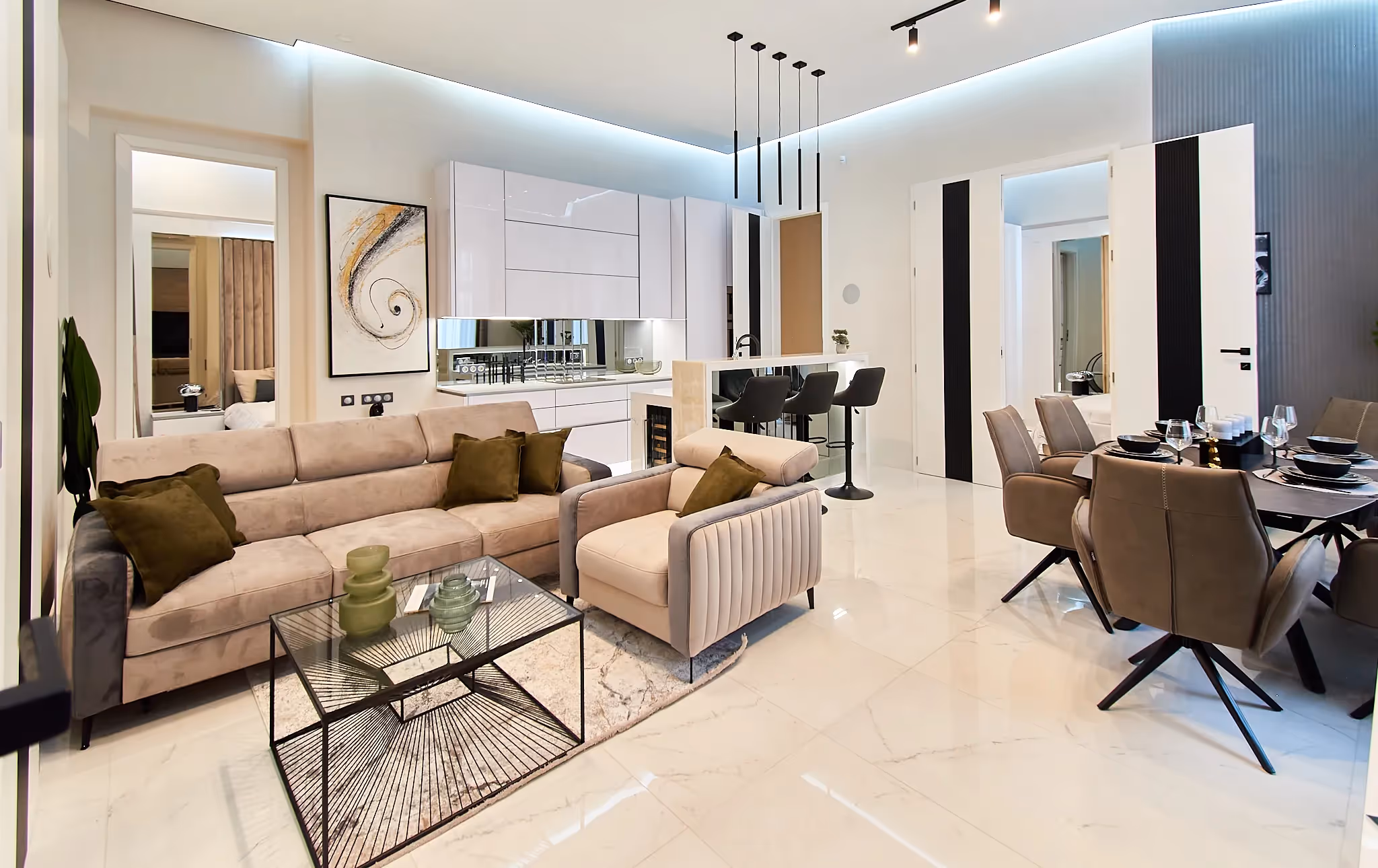 Budapest 5. kerület - Duna mellett erkélyes luxuslakosztály