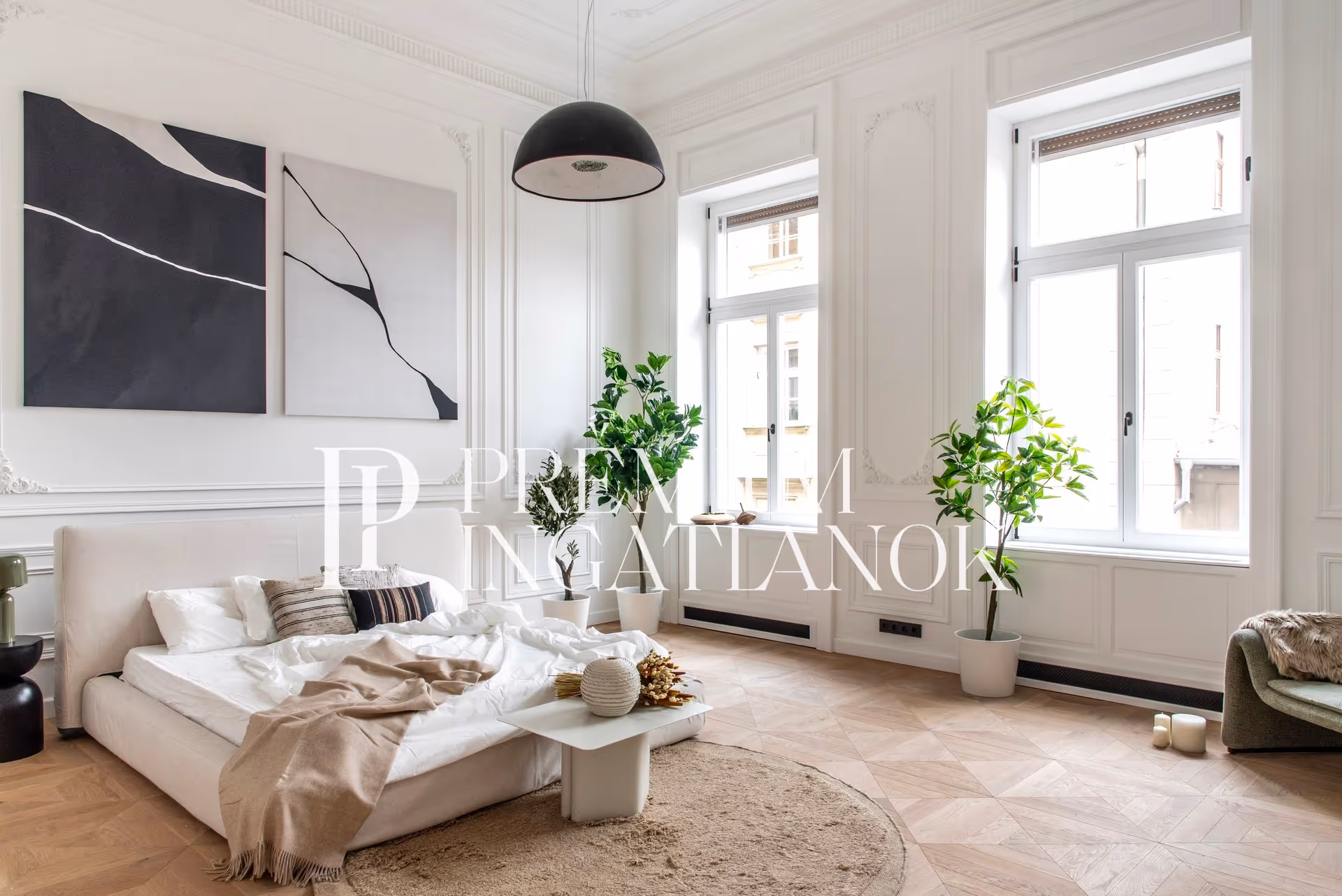 Budapest 5. kerület - Nagypolgári lakás Gerlóczy utcai kilátással – galériázható, alakítható, 15 napon belül birtokba vehető