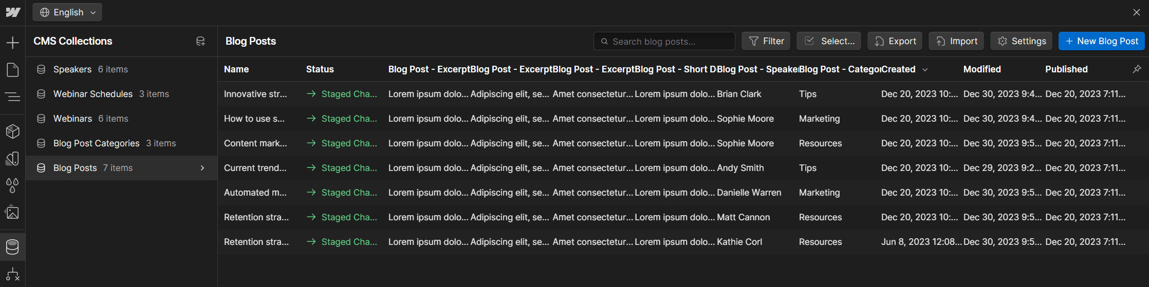 Webinar X Webflow Template And Ui Kit - Cms Collection