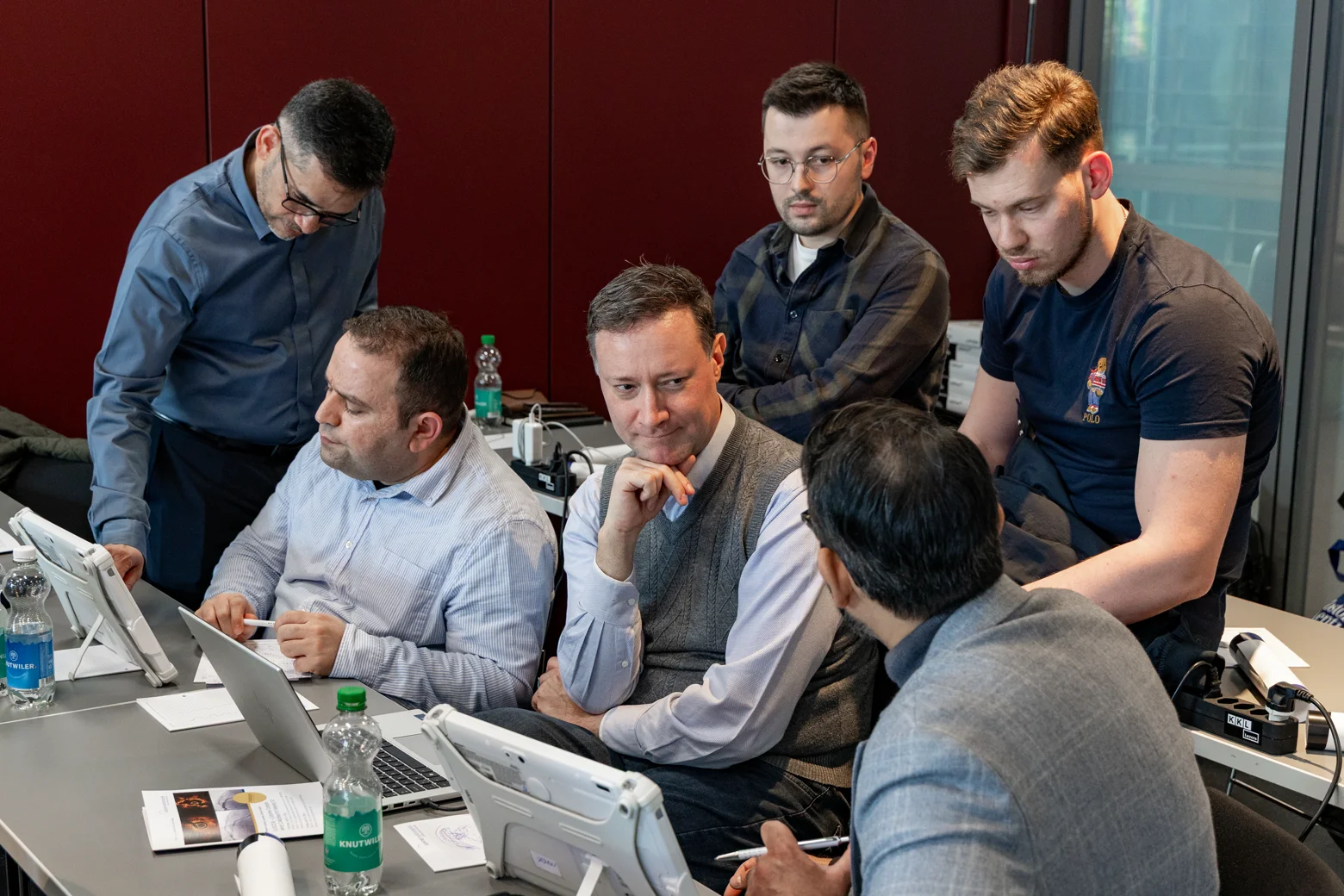 Fellows reviewing cases together · Pre-Meeting Workshop · KKL Lucerne