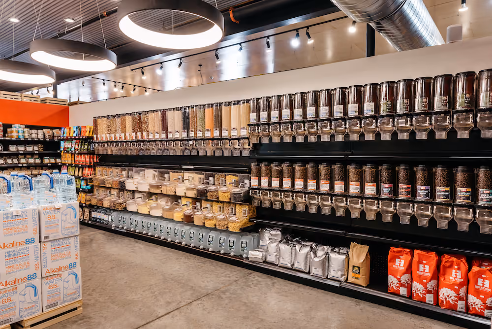 Independent grocery store running Vori
