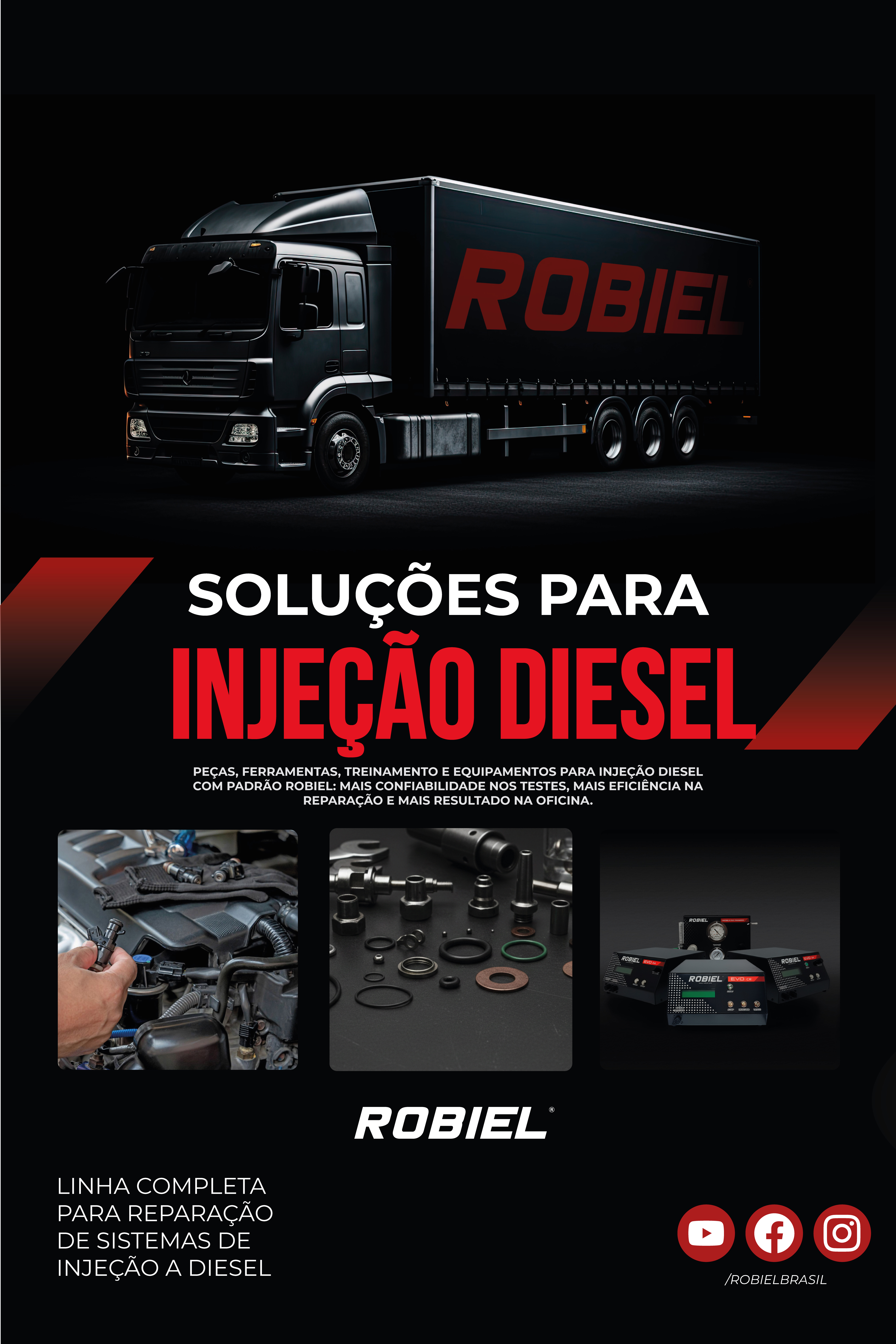 Nova comunicação Robiel preta e vermelha