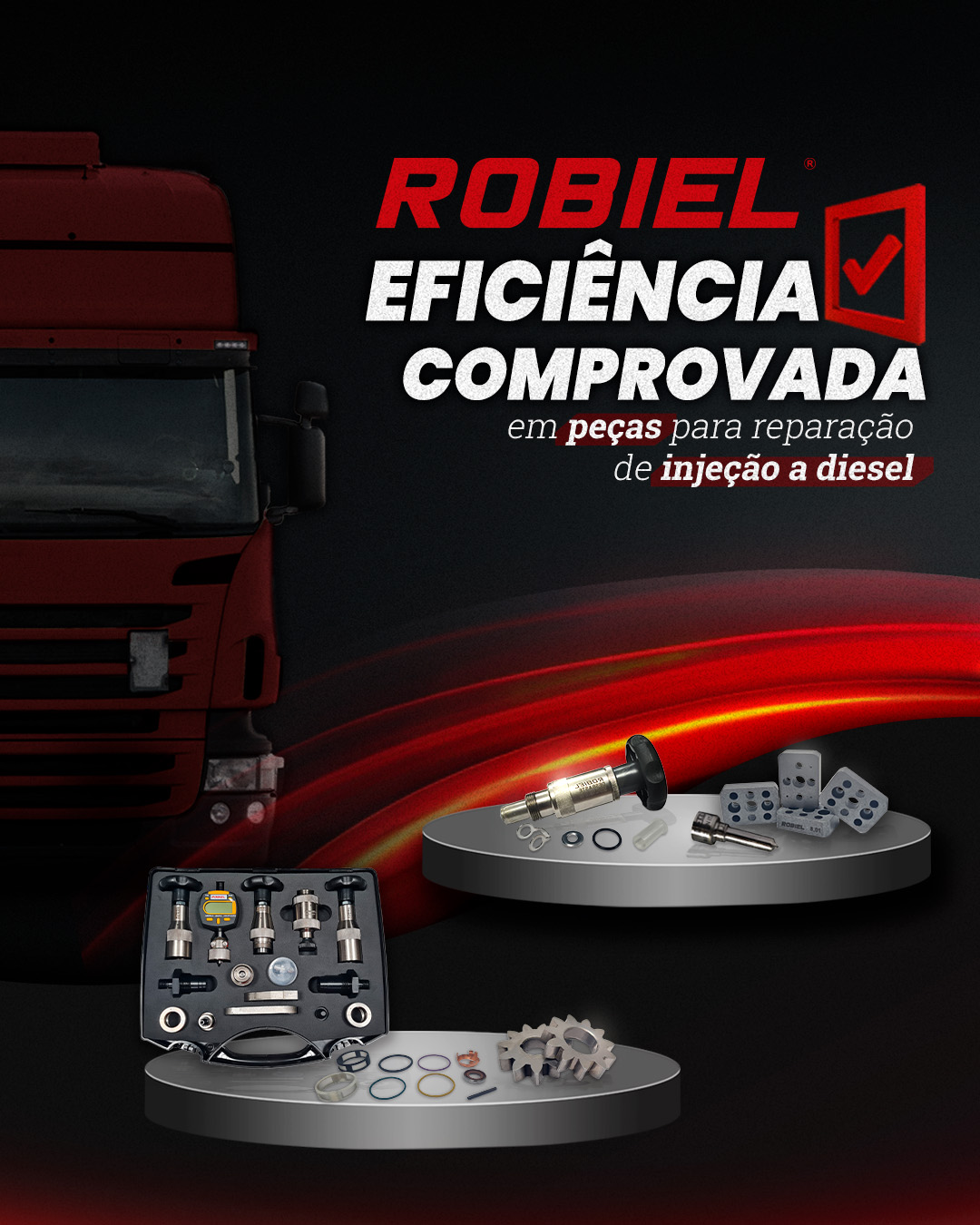 Peça comemorativa de 40 anos da Robiel