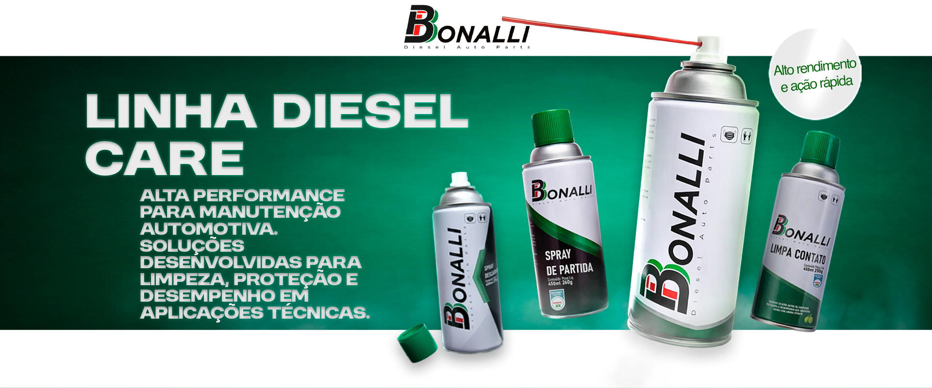 Banner da campanha Diesel Care Bonalli
