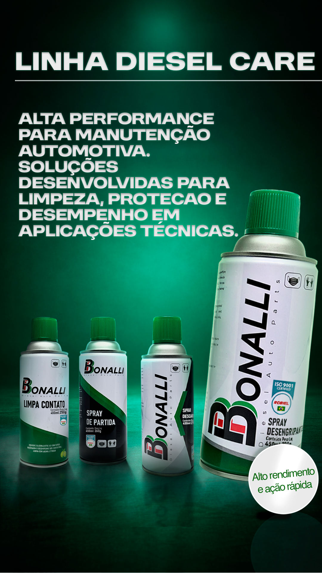 Story de divulgação da linha Bonalli