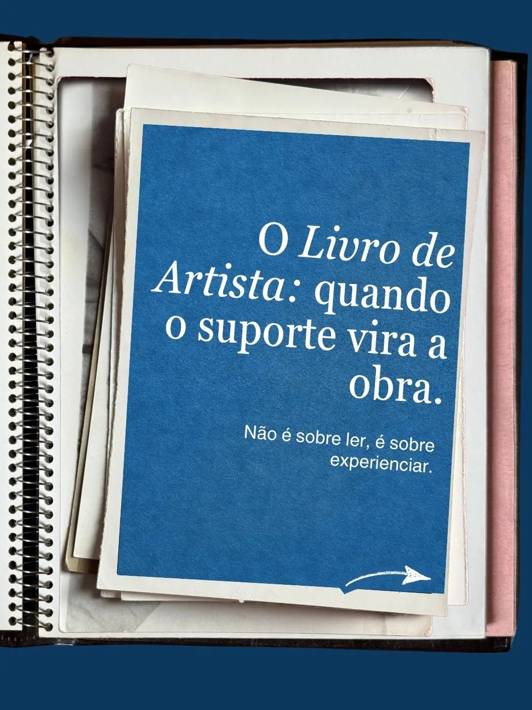 Capa do carrossel Livro de artista