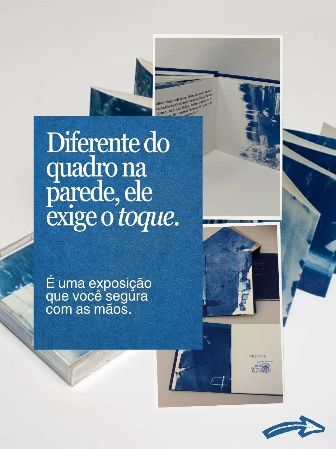 Página três do carrossel Livro de artista
