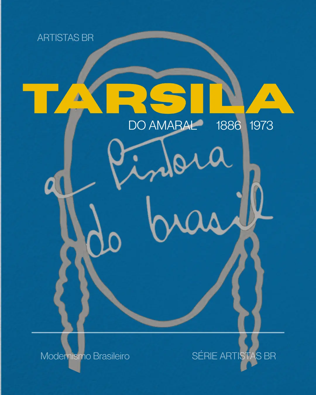 Capa do carrossel sobre Tarsila do Amaral