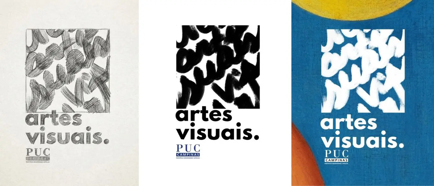 Variações da nova marca de Artes Visuais