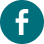 Weißes Facebook-Symbol auf rundem grünem Hintergrund.