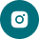Instagram-Logo mit einem weißen Kamerasymbol in einem türkisfarbenen Kreis.