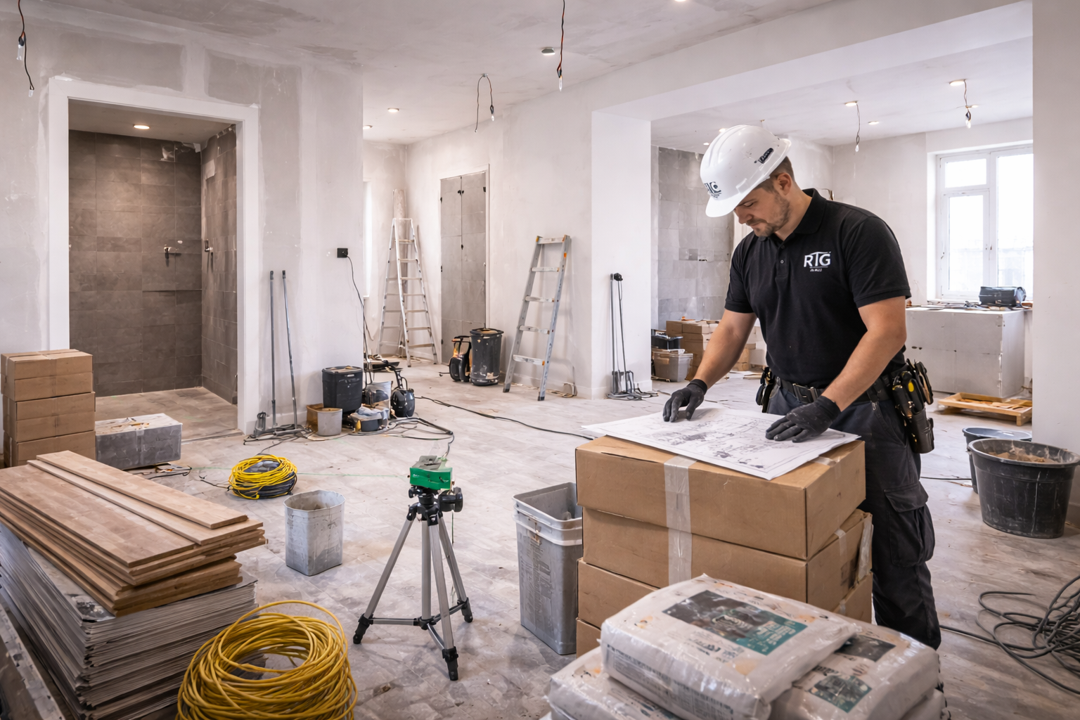 Komplettsanierte Wohnung in Leipzig mit neuem Boden und hellen Wänden