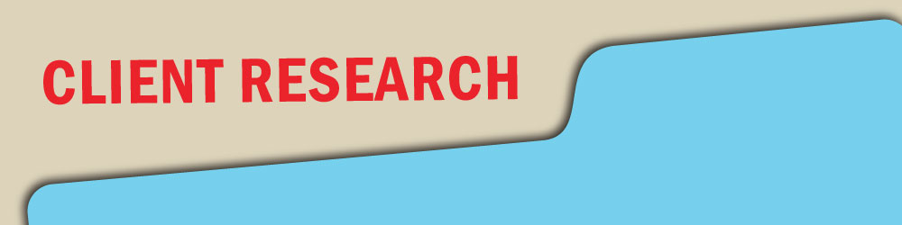 Client research